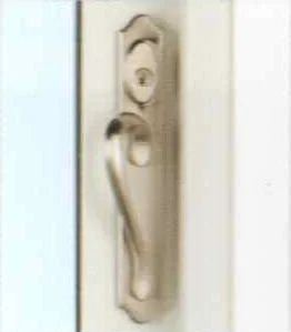 Exterior Handle with Keyed Lock